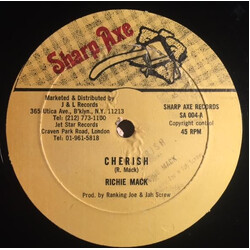 Richard McDonald Cherish / Brought Us Down Here USED VINYL 12INCH 45 RPM