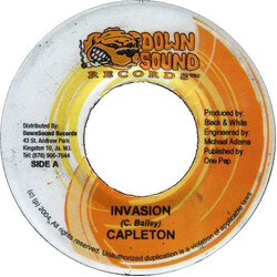 Capleton Invasion USED VINYL 7INCH 45 RPM