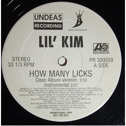 Lil' Kim How Many Licks USED VINYL 12INCH 33 S RPM SINGLE PROMO