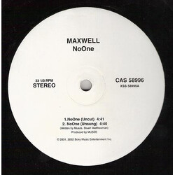 Maxwell NoOne USED VINYL 12INCH 33 S RPM
