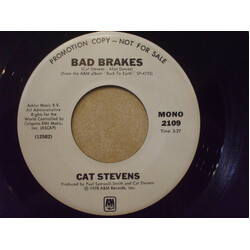 Cat Stevens Bad Brakes Vinyl 7" USED
