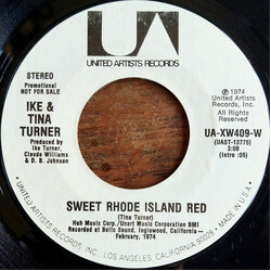 Ike & Tina Turner Sweet Rhode Island Red Vinyl 7" USED