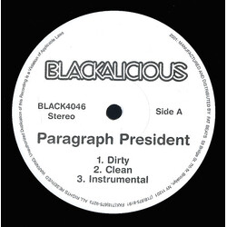 Blackalicious Passion USED VINYL 12INCH 33 S RPM PROMO