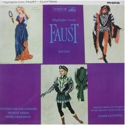Charles Gounod / Orchestre National De L'Opéra De Paris / André Cluytens / René Duclos / Jules Barbier / Michel Carré (2) Highlights From Faust Vinyl 