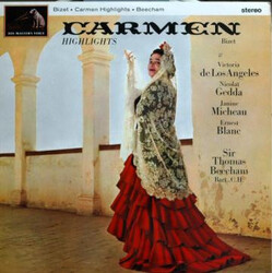 Georges Bizet / Victoria De Los Angeles / Nicolai Gedda / Janine Micheau / Ernest Blanc / Sir Thomas Beecham Carmen Highlights Vinyl LP USED