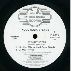 Kool Rock Steady Let's Get Hyped USED VINYL 12INCH 33 S RPM