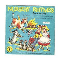 The Dandy Theatre Players Nursery Rhymes For Moderns USED VINYL 7INCH 45 RPM EP