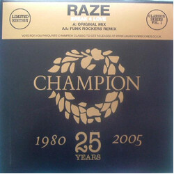 Raze Break 4 Love USED VINYL 12INCH LIMITED EDITION 45 RPM