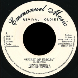 Dennis Brown / Augustus Pablo Spirit Of Umoja USED VINYL 7INCH 45 RPM REISSUE
