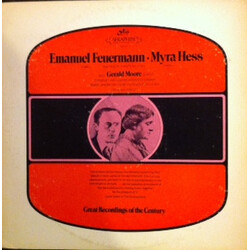 Emanuel Feuermann / Myra Hess / Gerald Moore Beethoven - Schubert - Weber Vinyl LP USED
