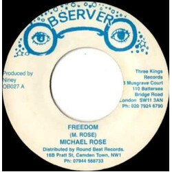 Michael Rose Freedom USED VINYL 7INCH 45 RPM REISSUE