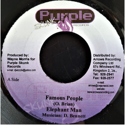 Elephant Man / Timberlee / Flava Unit Famous People / Set Up Yourself Vinyl 7" USED