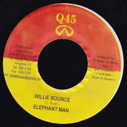 Elephant Man Willie Bounce USED VINYL 7INCH 45 RPM