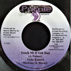 Vybz Kartel / Frisco Kid Touch Mi If Yuh Bad / Fool Dem Vinyl 7" USED