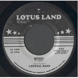 Henry Turner's Crystal Band Music VINYL 7" USED
