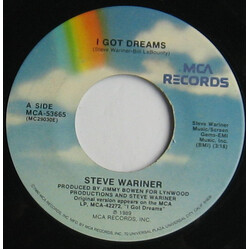 Steve Wariner I Got Dreams USED VINYL 7INCH 45 RPM STEREO