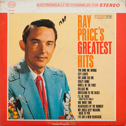 Ray Price Ray Price's Greatest Hits Vinyl LP USED
