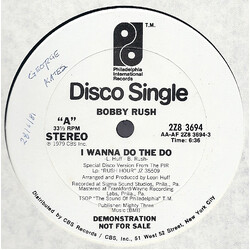 Bobby Rush I Wanna Do The Do USED VINYL 12INCH 33 S RPM PROMO