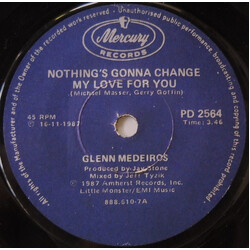 Glenn Medeiros Nothing's Gonna Change My Love For You USED VINYL 7INCH 45 RPM SINGLE