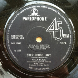 Cilla Black Step Inside Love USED VINYL 7INCH 45 RPM SINGLE