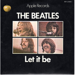 The Beatles Let It Be USED VINYL 7INCH 45 RPM SINGLE REISSUE