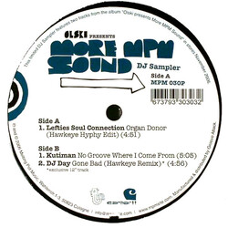 Various More MPM Sound DJ Sampler USED VINYL 12INCH SAMPLER