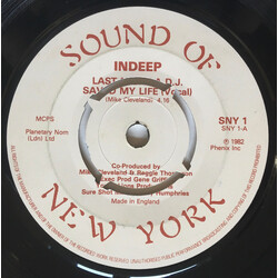 Indeep Last Night A D.J. Saved My Life USED VINYL 7INCH 45 RPM SINGLE