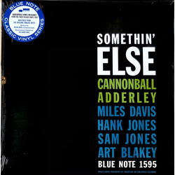 Cannonball Adderley Somethin' Else Vinyl LP USED