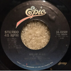 Michael Jackson Billie Jean USED VINYL 7INCH 45 RPM SINGLE STYRENE STEREO