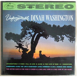 Dinah Washington Unforgettable Vinyl LP USED