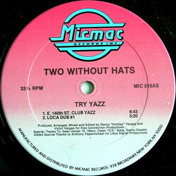 Two Without Hats Try Yazz USED VINYL 12INCH SINGLE 33 S RPM