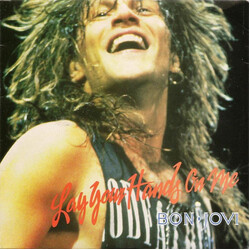 Bon Jovi Lay Your Hands On Me USED VINYL 7INCH SINGLE
