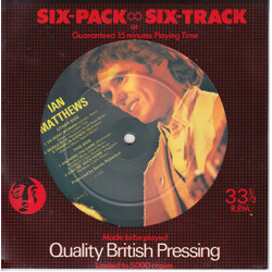 Iain Matthews Six-Pack ~ Six Track or Guaranteed 15 Minutes Playing Time USED VINYL 7INCH 33 S RPM LIMITED EDITION PICTURE DISC