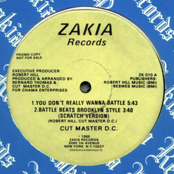 Cutmaster D.C. You Don't Really Wanna Battle VINYL 12" USED