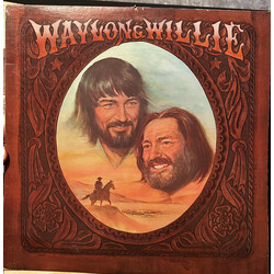 Waylon Jennings & Willie Nelson Waylon & Willie Vinyl LP USED