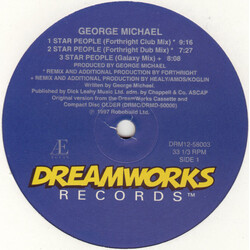 George Michael Star People USED VINYL 12INCH 33 S RPM STEREO