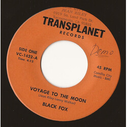 Black Fox (4) Voyage To The Moon / The Journey Of Men USED VINYL 7INCH 45 RPM SINGLE