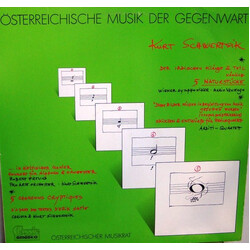 Kurt Schwertsik Der Irdischen Klänge 2. Teil, Nämlich 5 Naturstücke, Op. 45 / "Diese Bilder Müssen In Begleitung Von Musik Gesehen Werden." / "...In K