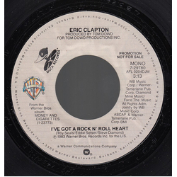 Eric Clapton I've Got A Rock N' Roll Heart Vinyl 7" USED