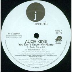 Alicia Keys You Don't Know My Name USED VINYL 12INCH PROMO