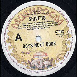 The Boys Next Door Shivers VINYL 7" USED