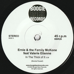 Ernie & The Family McKone In The Thick Of It / Feels Like I’m In Love Vinyl 7" USED