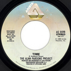 The Alan Parsons Project Time VINYL 7" USED