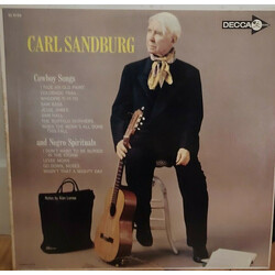 Carl Sandburg Cowboy Songs And Negro Spirituals Vinyl LP USED