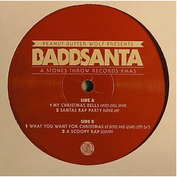 Peanut Butter Wolf Badd Santa (A Stones Throw Records Xmas) USED VINYL 12INCH EP 33 S RPM