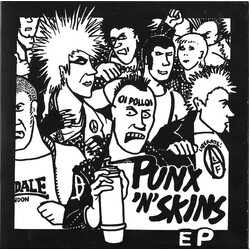 Oi Polloi Punx 'N' Skins EP USED VINYL 7INCH 45 RPM EP REISSUE