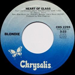 Blondie Heart Of Glass USED VINYL 7INCH 45 RPM SINGLE STYRENE
