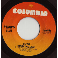 Toto Hold The Line VINYL 7" USED