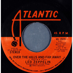Led Zeppelin Over The Hills And Far Away USED VINYL 7INCH 45 RPM