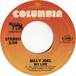 Billy Joel My Life VINYL 7" USED